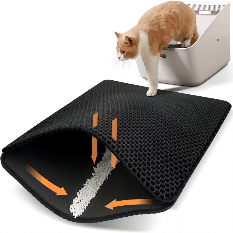 Gyártó vízálló háziállat kettős rétegű macska alom szőnyeg